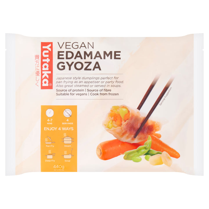 Yutaka Vegan Edamame Gyoza Japanese Dumplings 440g (22pc)