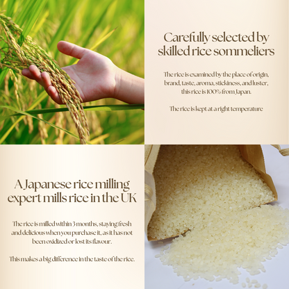 Premium Miyagi Hitomebore 1kg - Milled in London