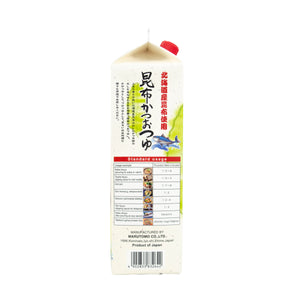 Marutomo Kelp and Bonito Tsuyu - Seasoned Soy Sauce 1.8L 2