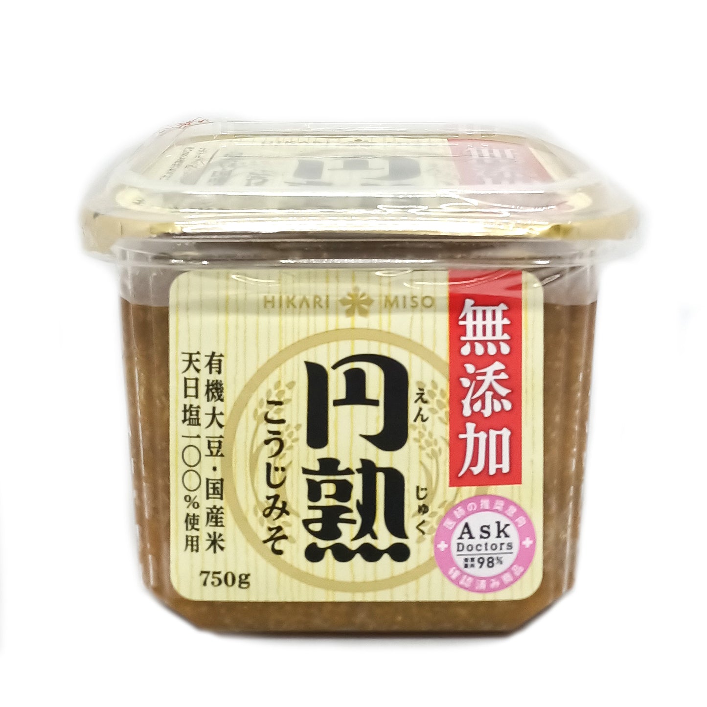 Hikari Miso - Enjuku Koji Miso Mutenka Cup 750g