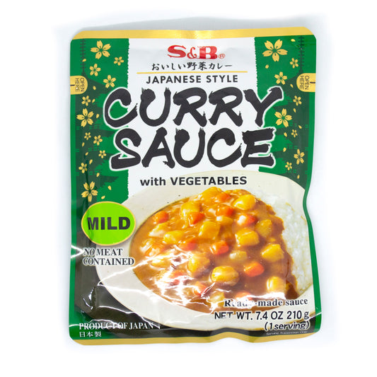 S&B Curry Sauce with Vegetables Mild 210g