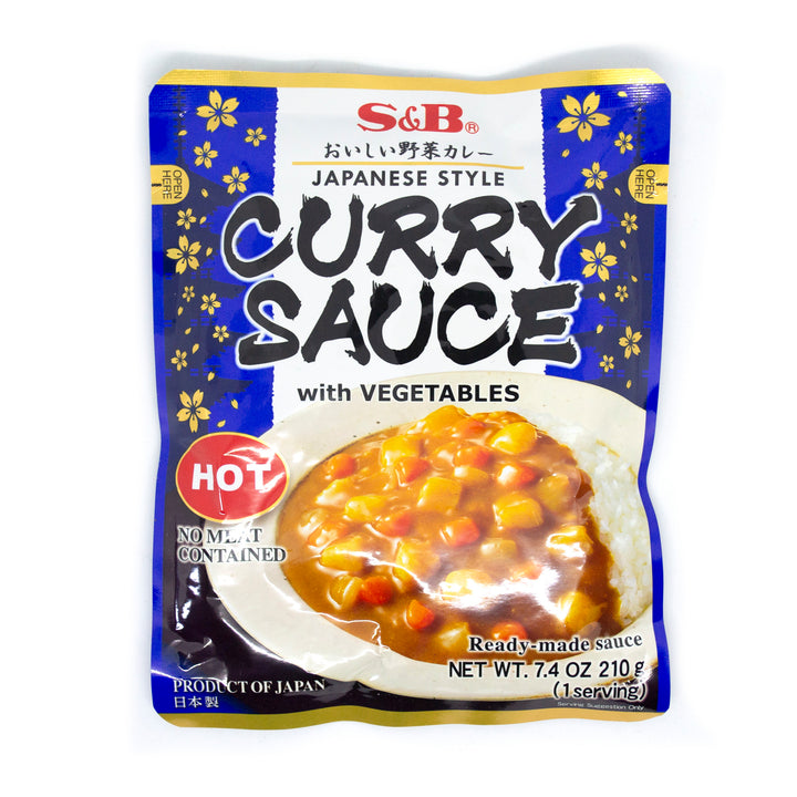 S＆B 野菜入りカレーソース 辛口 210g
