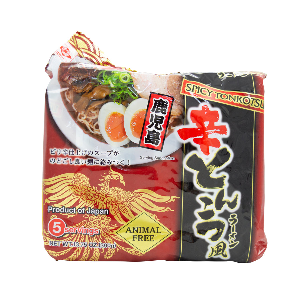 Higashi Foods Spicy Tonkotsufu Kagoshima Ramen 5x78g