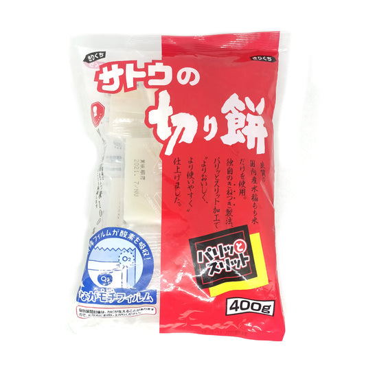 Sato Kirimochi Paritto Slitto -Rice Cake 400g