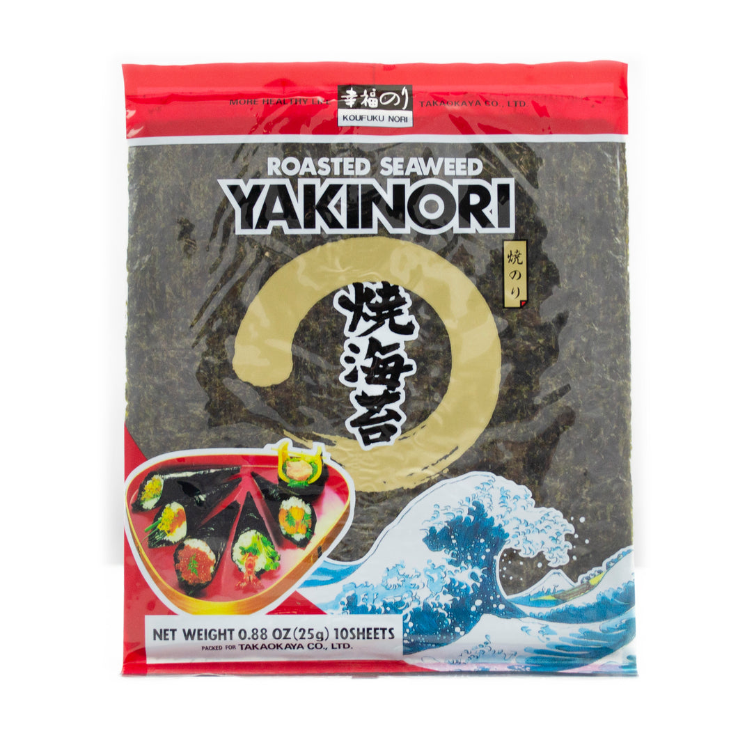 Kofuku nori Roasted Seaweed - Yakinori Red 10pc