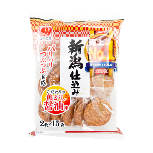 Sanko Seika Niigata Shikomi Shoyu - Rice Cracker Soy Sauce Flavour 126g