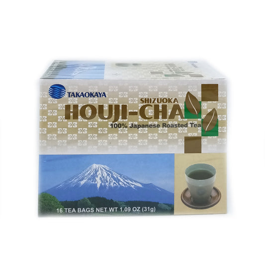 Takaokaya Houjicha Teabags - Roasted Green Tea 16pc