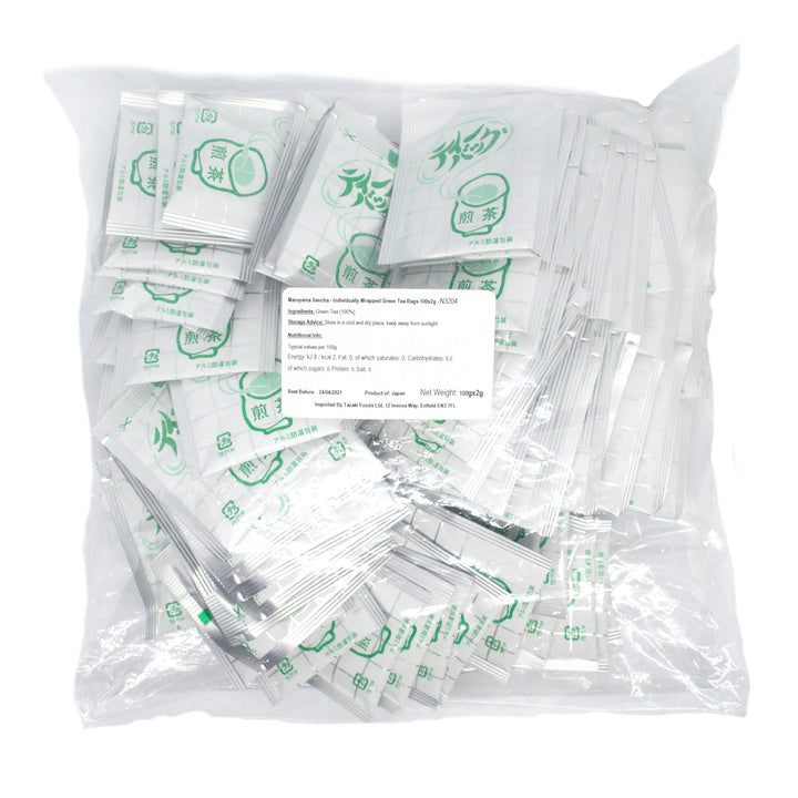 丸山煎茶 - 個包装緑茶ティーバッグ 100個×2g