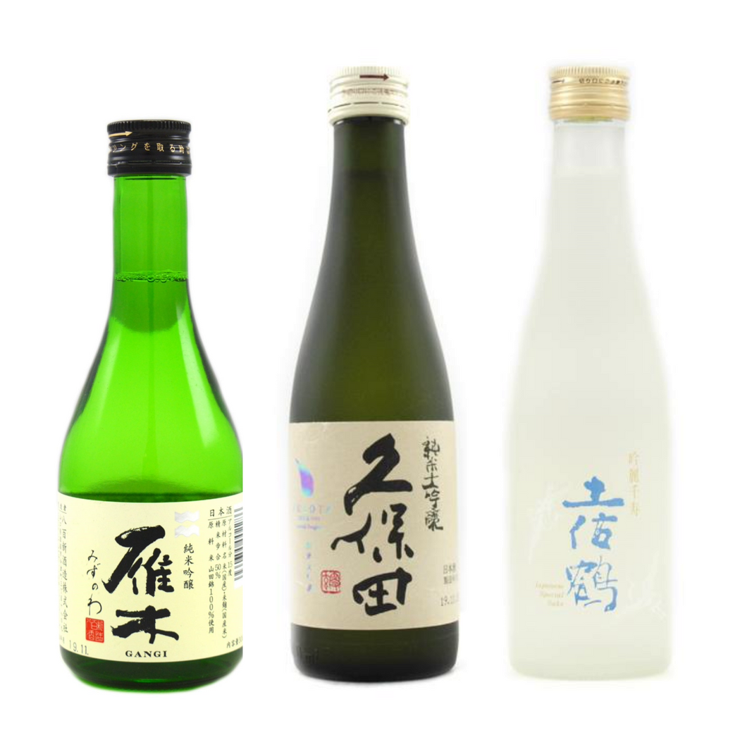 Sake mixed bottles B - Beginner’s set premium 300ml