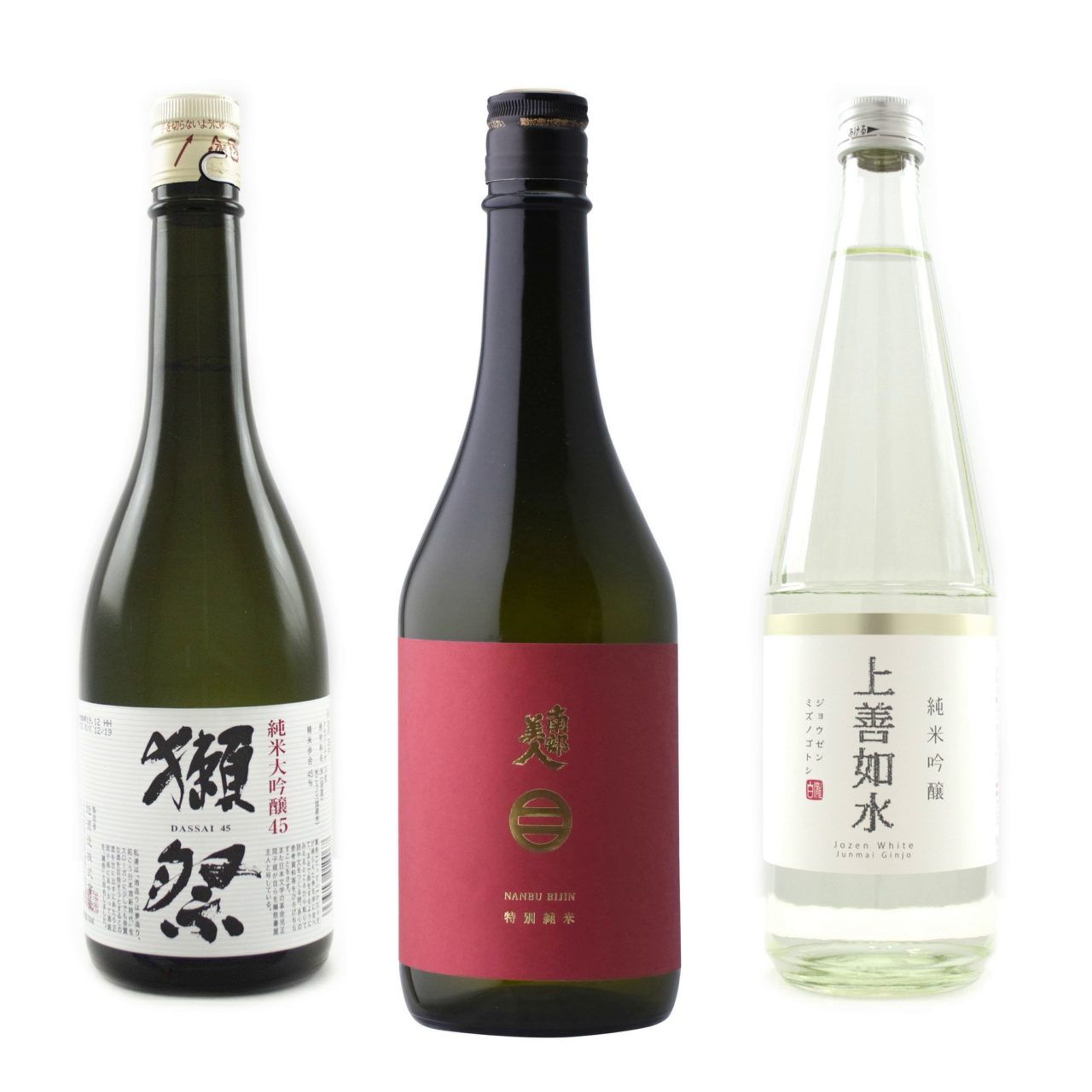 Sake Mixed Bottles D - Yutaka Shop Tasting Set - Taste three types of sake 720ml 16%