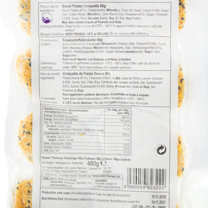 Sweet Potato Croquette 8x60g