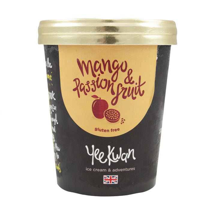 Yee Kwan Mango & Passion Fruit Ripple Ice Cream 475ml *Best Before Date: 26/11/2026