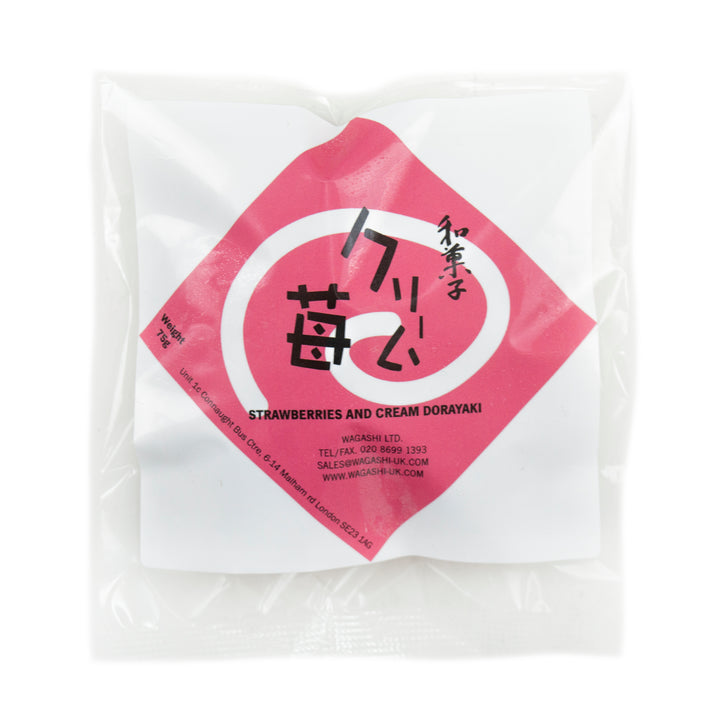 Wagashi いちごクリームどら焼き 75g