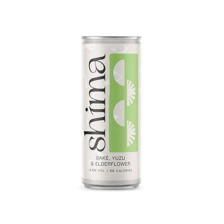Shima Drinks Yuzu & Elderflower Sake Spritz Sake Cocktail 250ml 4.6%