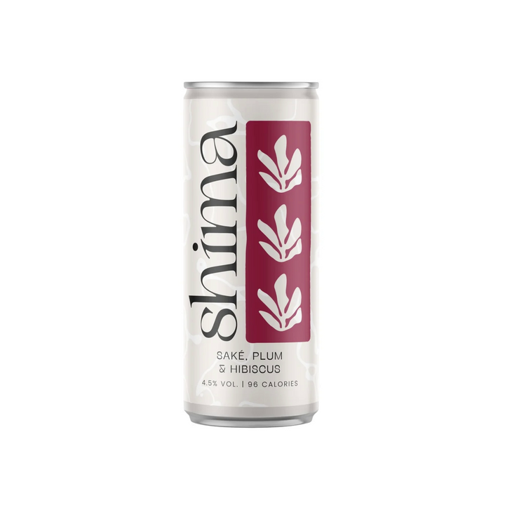Shima Drinks Sake Cocktail - Plum & Hibiscus 250ml 4.5% *Best Before Date: 20/09/2026