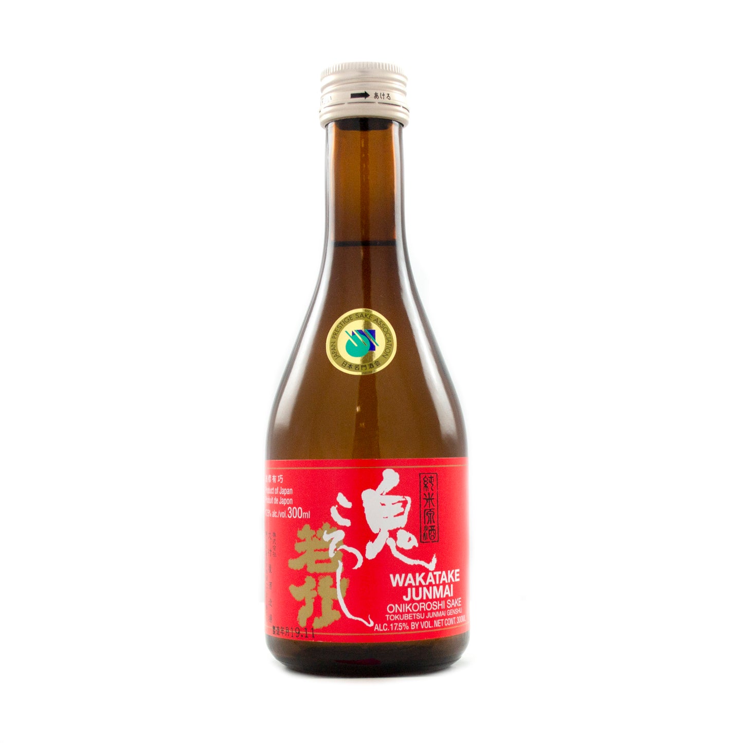 若竹 特別純米原酒 鬼ころし 300ml  17.5%