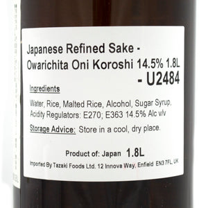 Owarichita Oni Koroshi - Sake 1.8L 14.5%