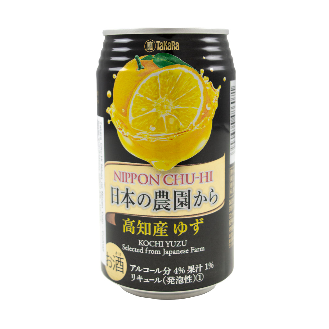 Takara Chu-Hi Nihon no Nouen Yuzu - Cocktail Spritz Yuzu Flavour 350ml 4%
