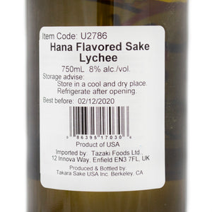 Shochikubai Hana-Flavored Sake Lychee 750ml 8%
