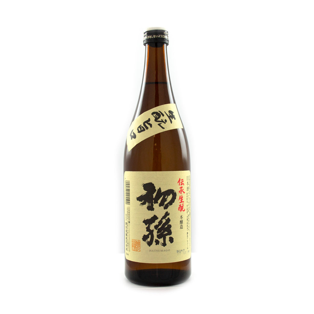 Hatsumago Densho Kimoto Honjozo Sake 720ml  15%