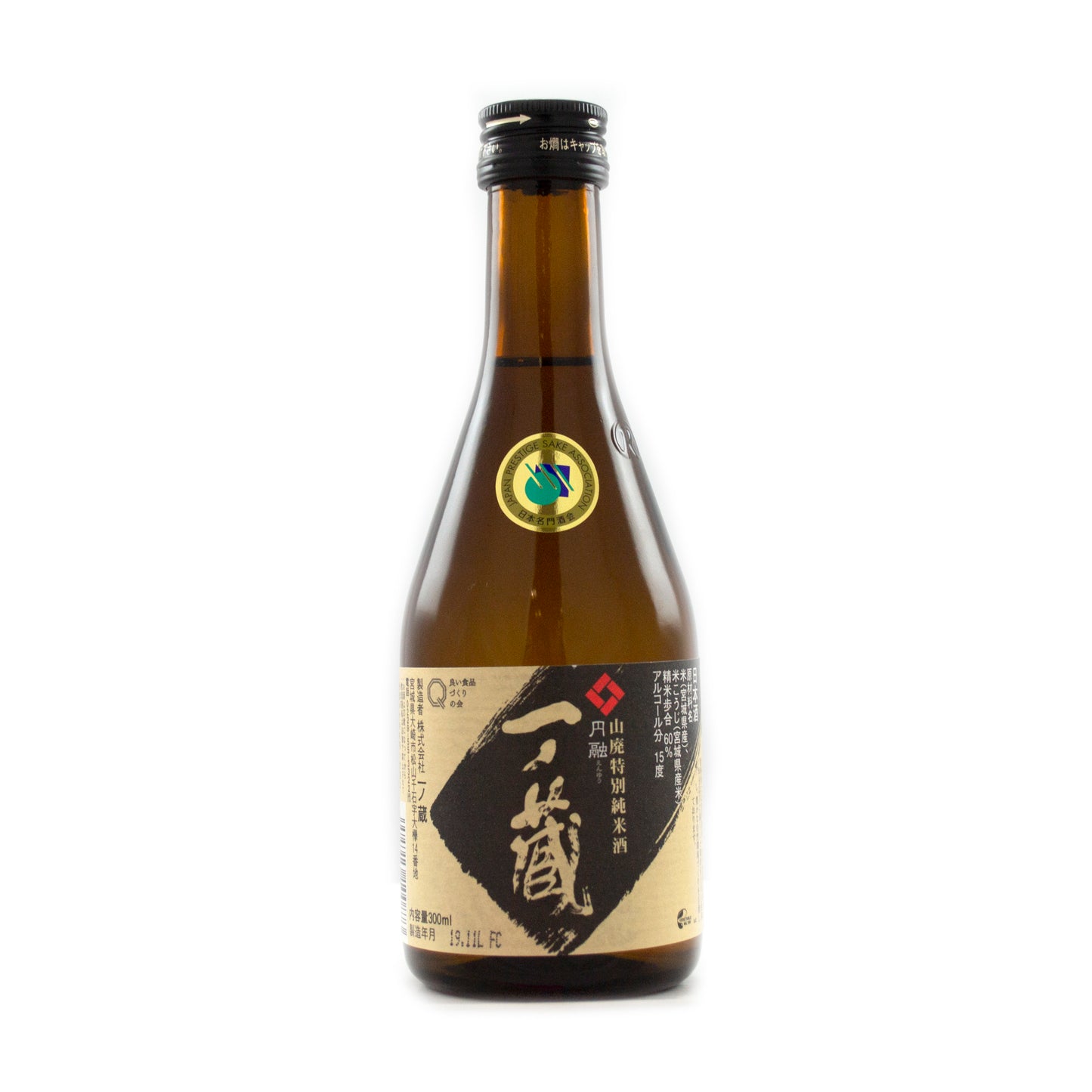 一ノ蔵 山廃特別 純米酒 円融 300ml  15%