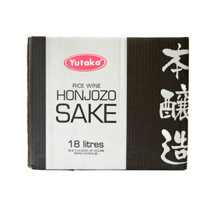 Yutaka Honjozo Sake Rice Wine 18L 13.5%
