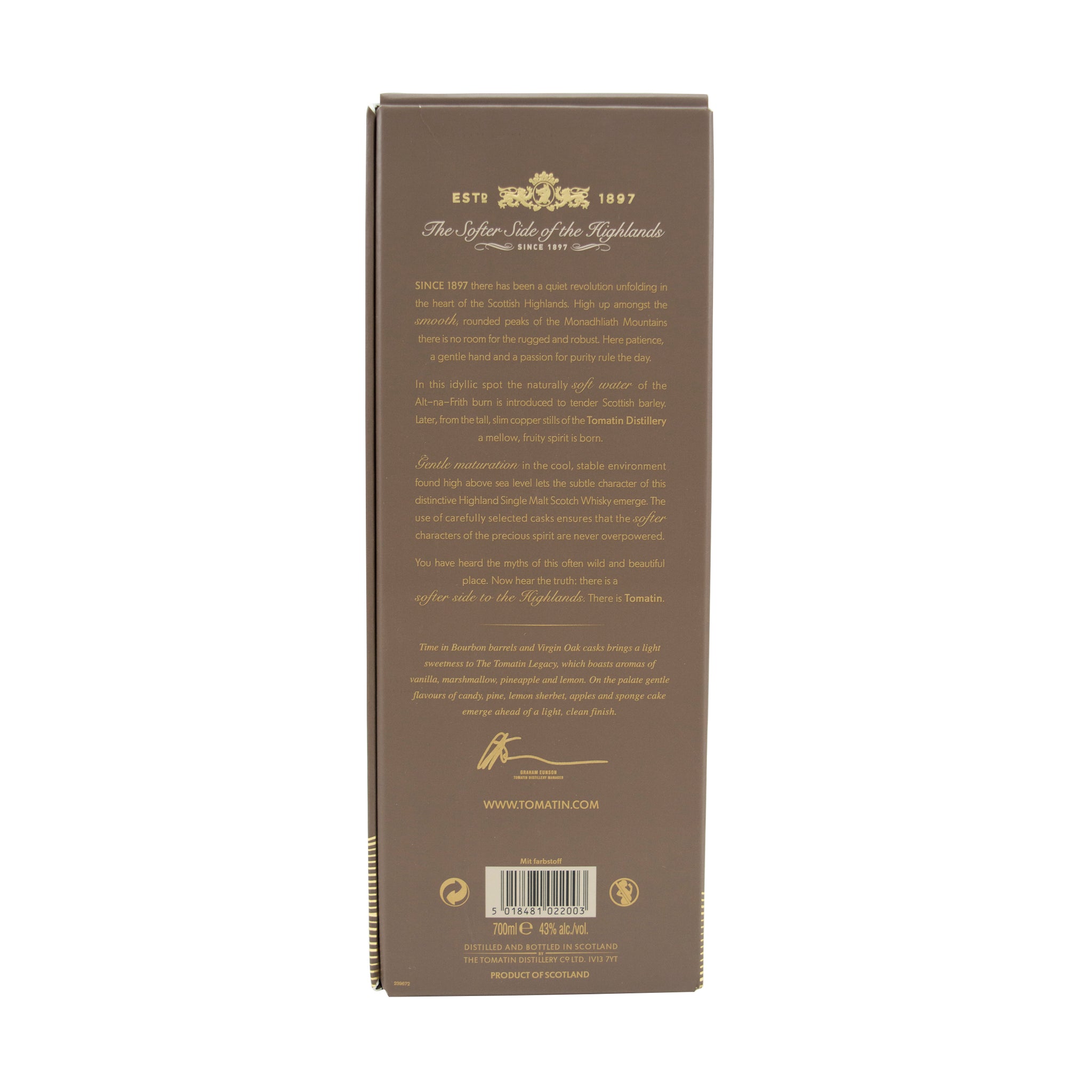 Tomatin Legacy Whisky 700ml 43% – Shop Online Yutaka