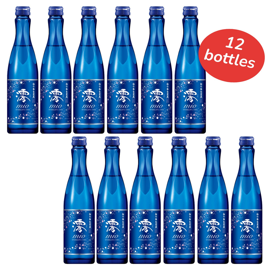 Shirakabegura MIO Sparkling Sake 300ml 5% x 12 bottles