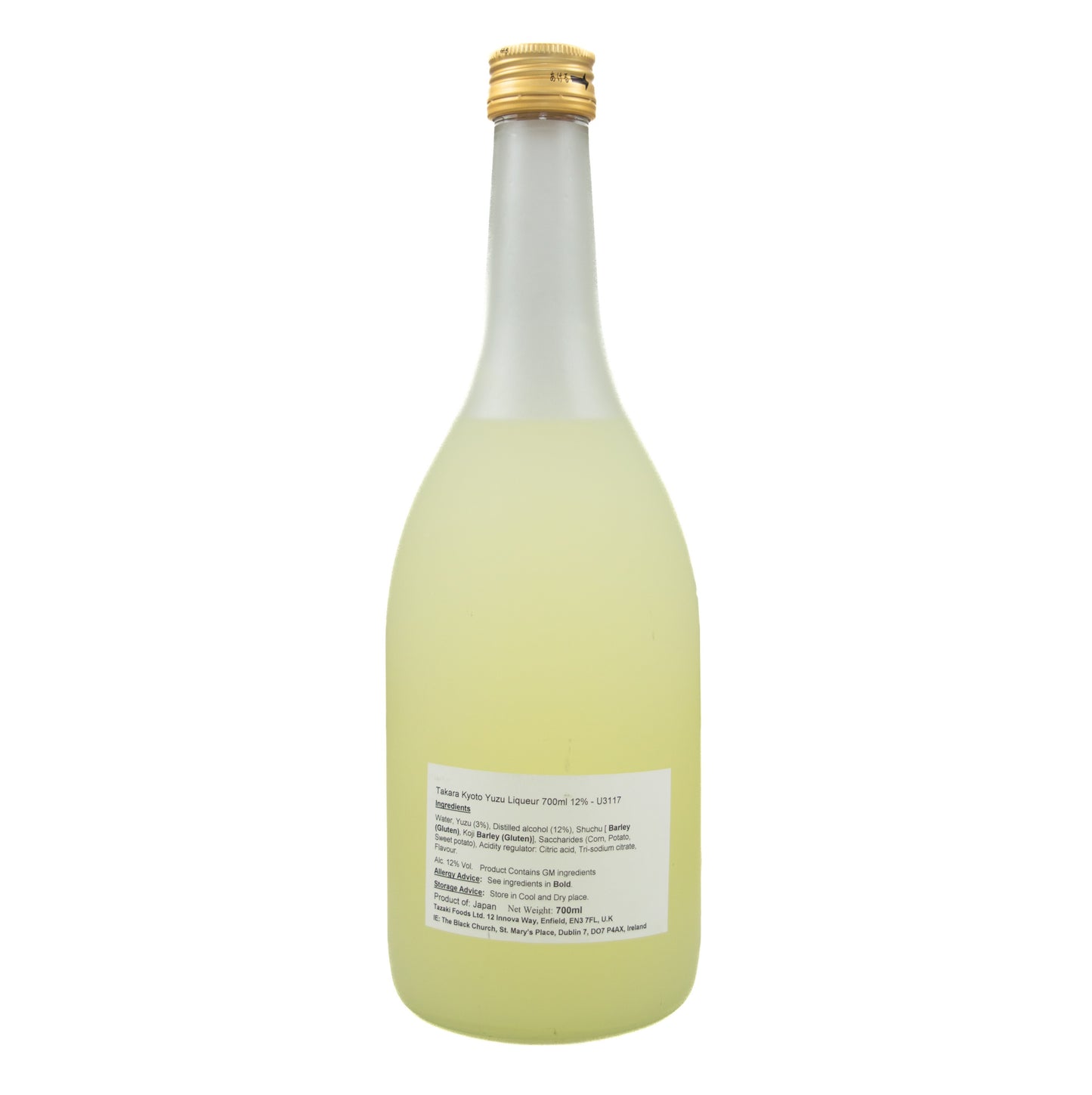 Takara Kyoto Yuzu Liqueur 700ml 12% 1