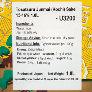 Tosatsuru Junmai - Sake 1.8L 15.5%