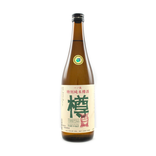 Ichinokura Tokubetsu Junmai Taru Sake 720ml 15.0%