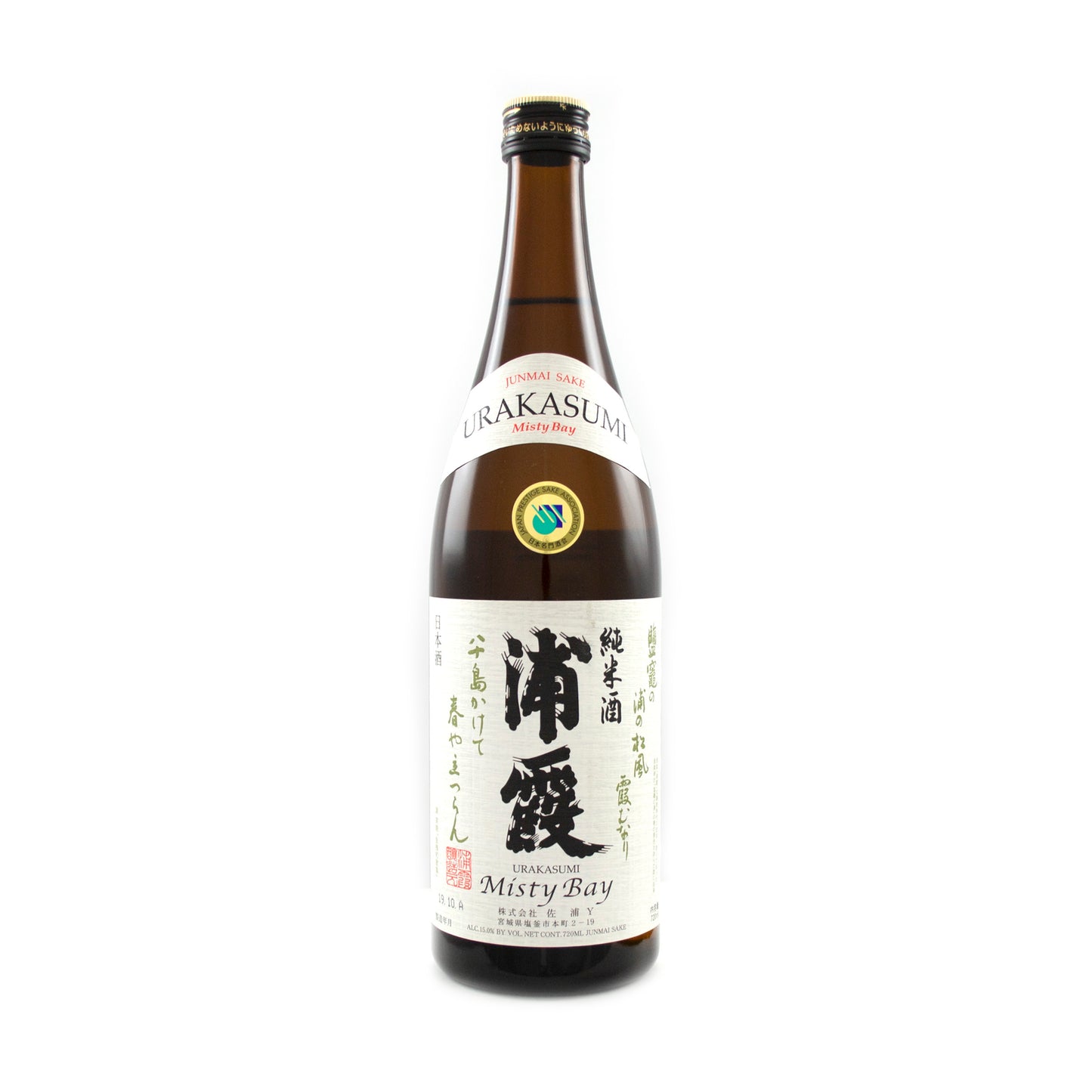 Urakasumi Junmai - Sake 720ml  15.5%