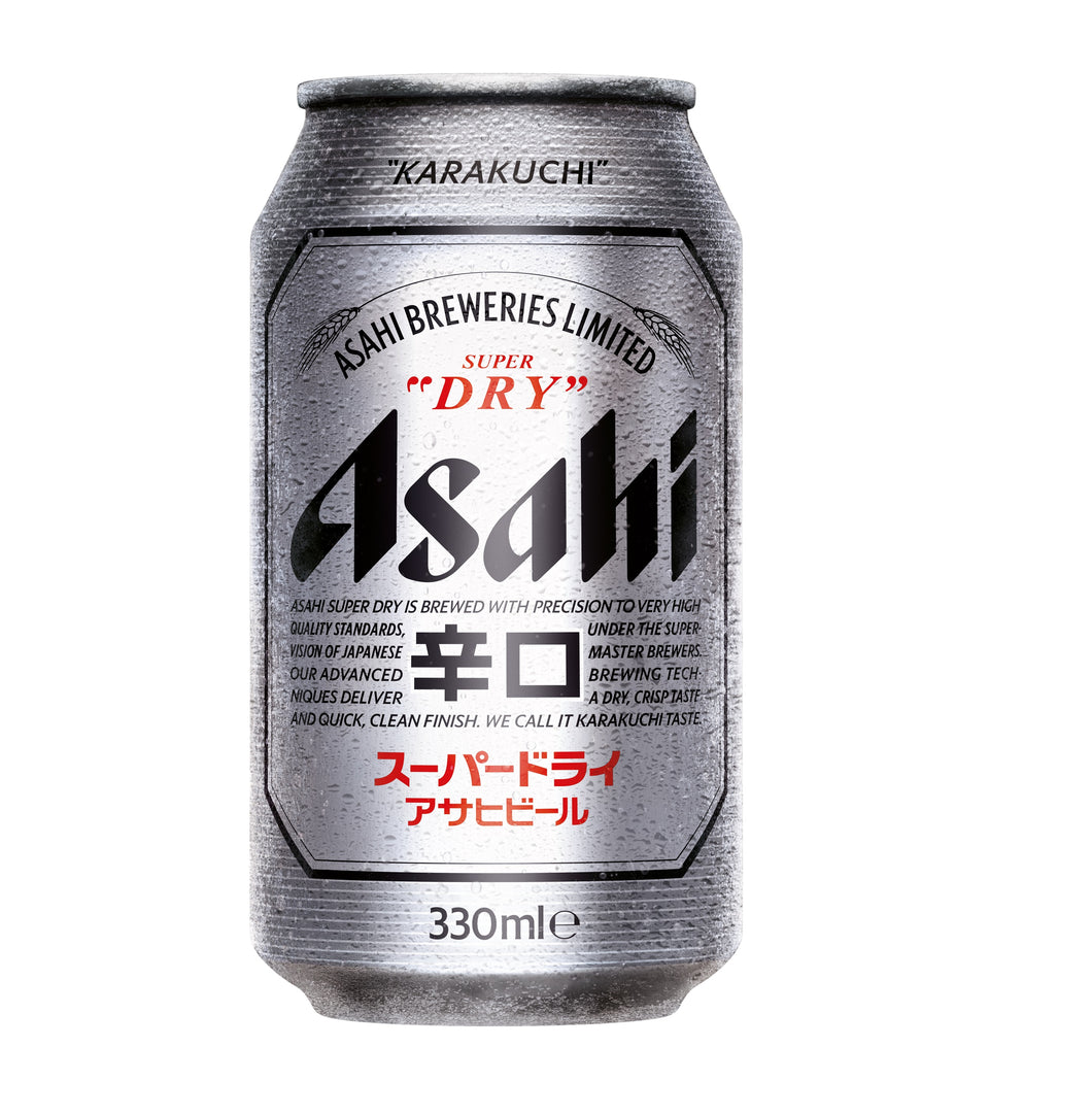 Asahi Super Dry Can 24x330ml 5.2%