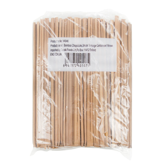 Bamboo Chopsticks 24cm Carbonised Tensoge 100pcs