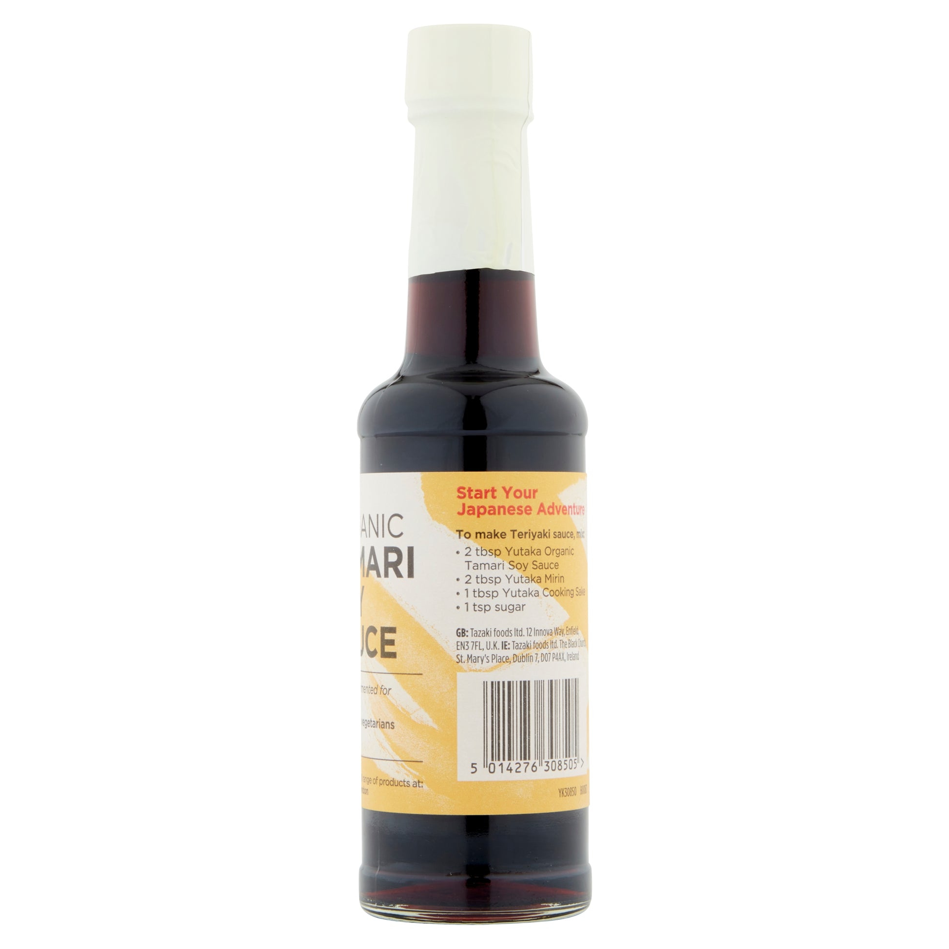 Yutaka Organic Tamari Soy Sauce GB-ORG-05 150ml 5