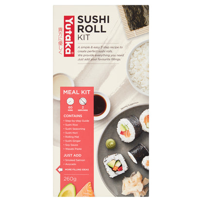 "Yutaka Sushi Roll Kit (Rice, Nori, Wasabi & More) 260g Total"