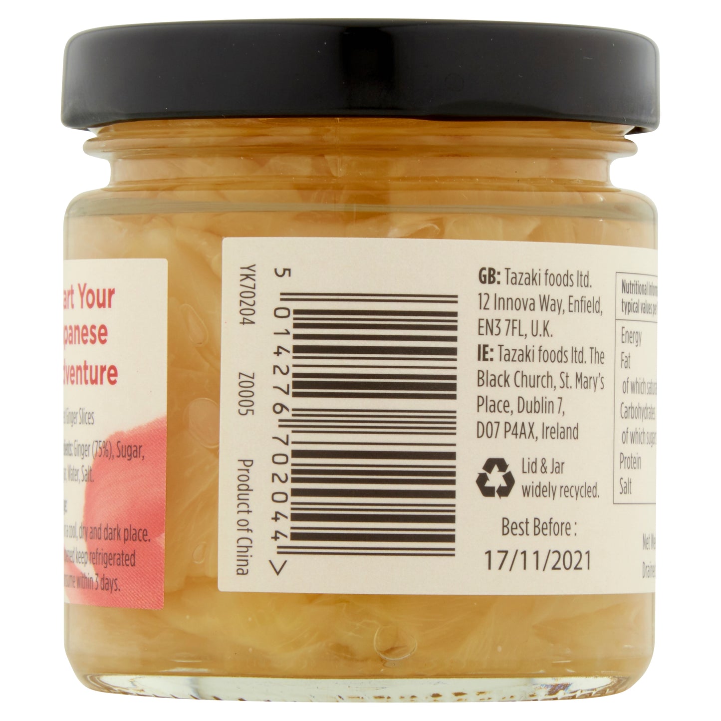 Yutaka Sushi Ginger 120g