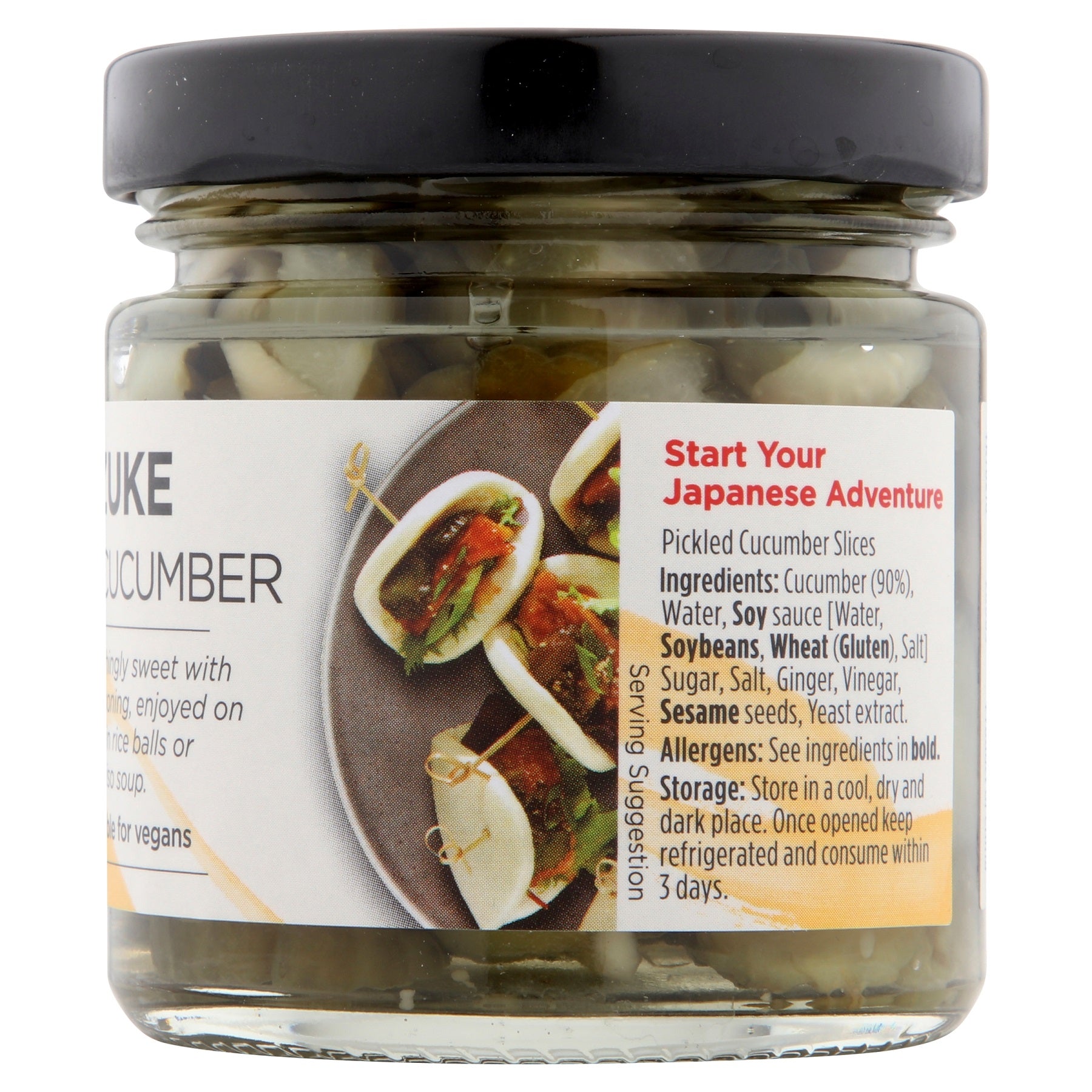 Japanese Wasabi Pickled Cucumbers