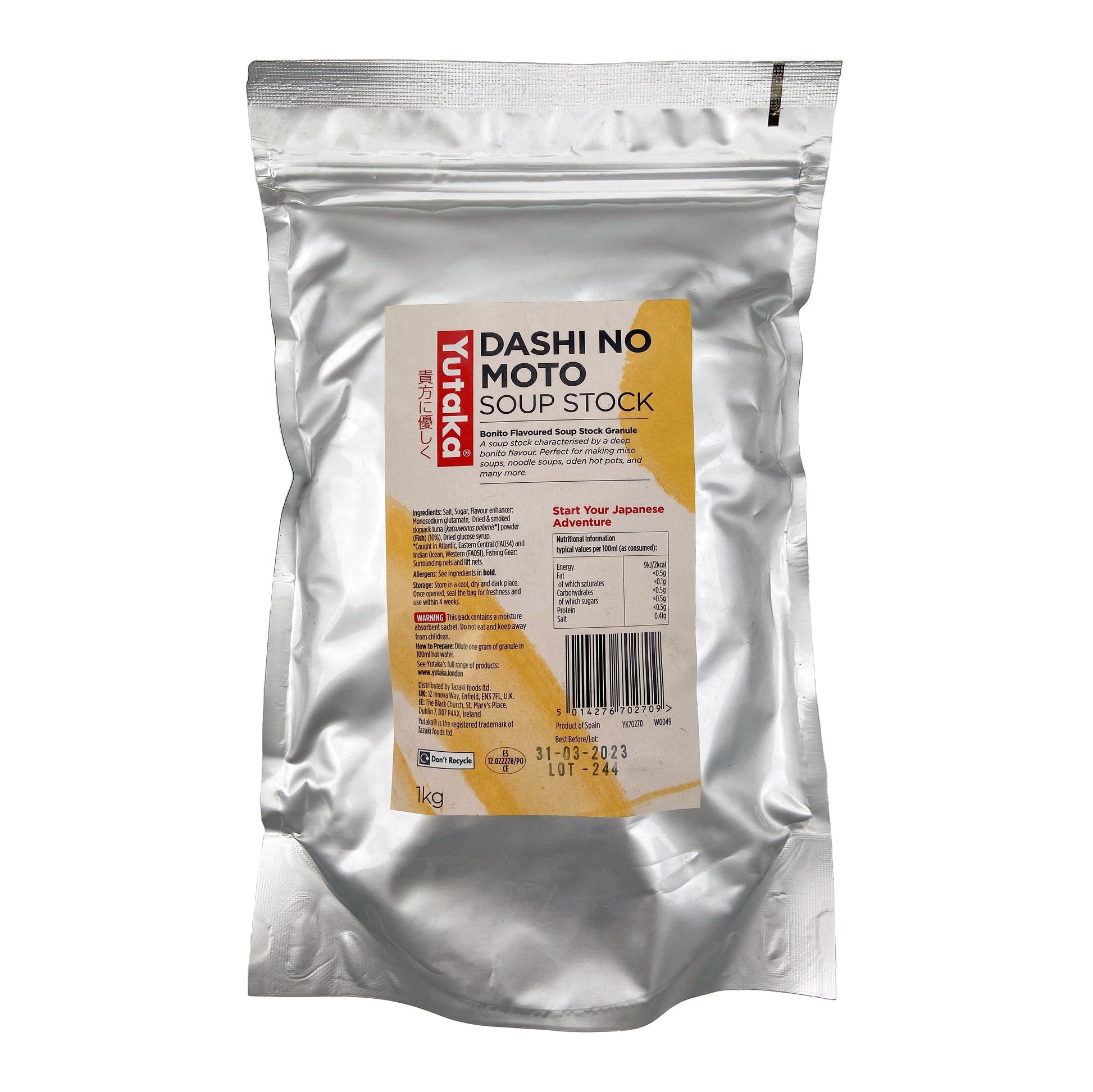 Yutaka Bonito Flavoured Soup Stock Granule - Dashi No Moto 1kg