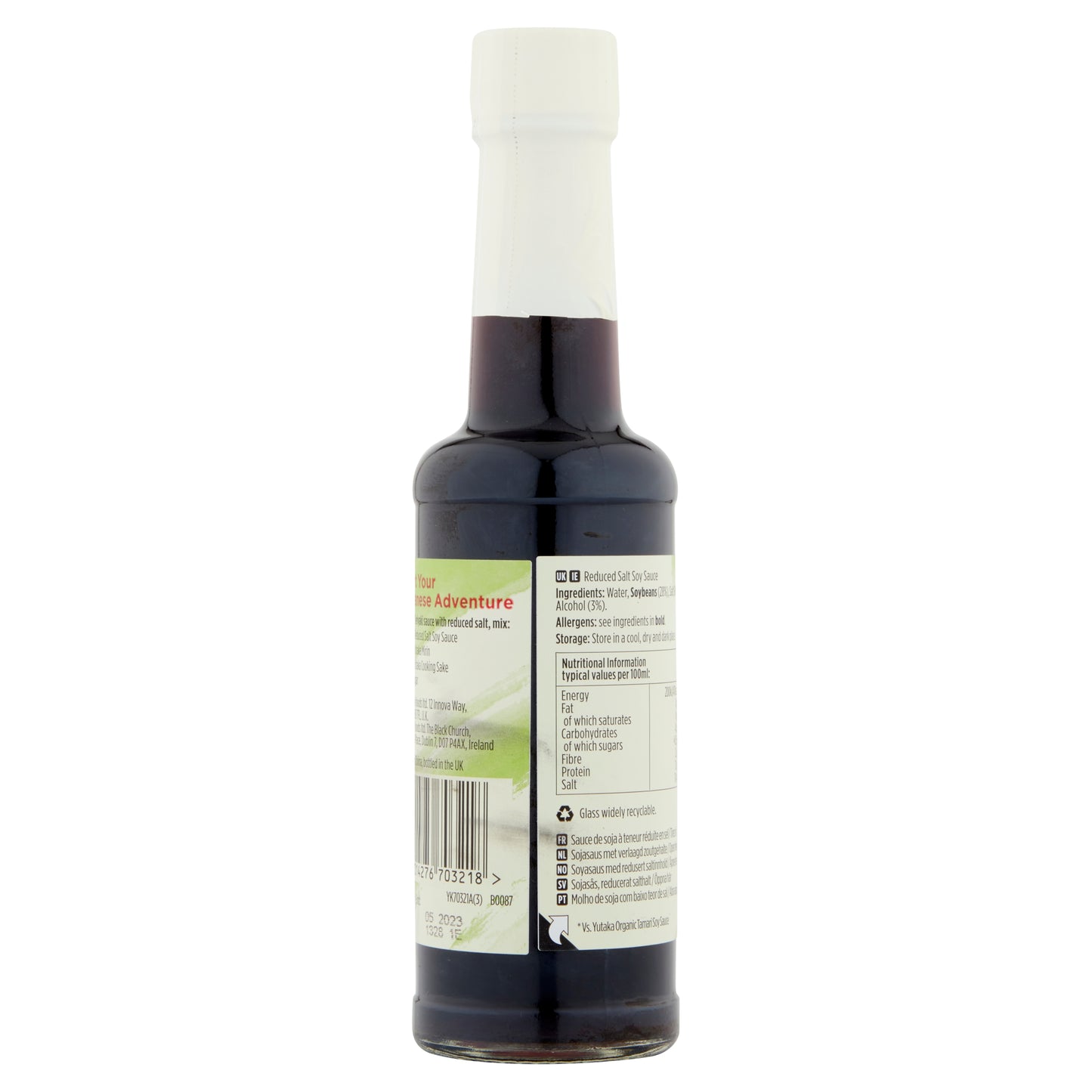 Yutaka Reduced Salt Gluten Free Soy Sauce 150ml 1