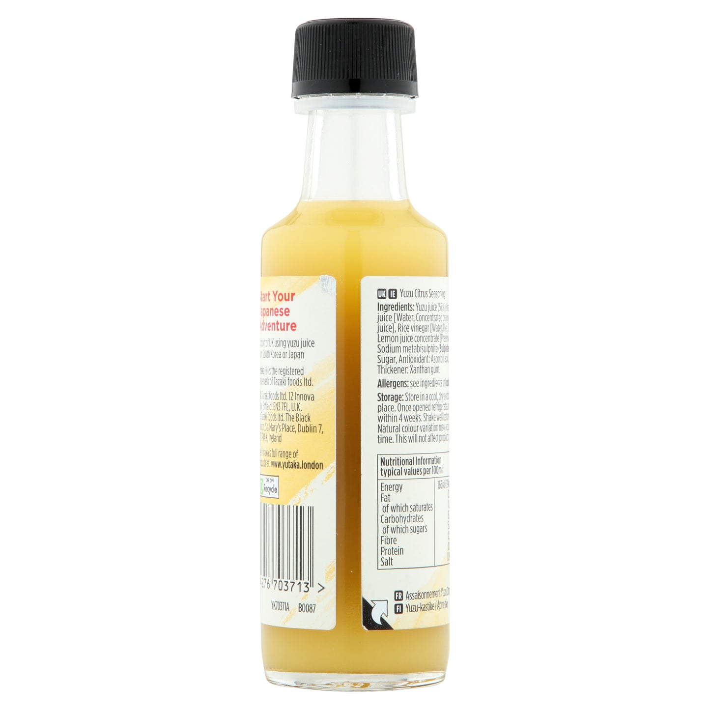 Yutaka Yuzu Seasoning Sauce 100ml 1