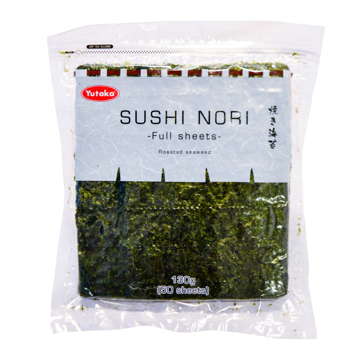 Yutaka Sushi Nori Full Size Roasted Seaweed 150g (50 Sheets)